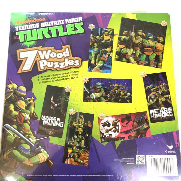 Teenage Mutant Ninja Turtles Box of Seven Puzzles NWT - Picture 9 of 11
